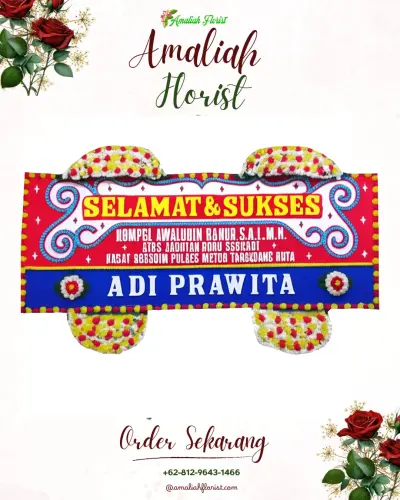 Karangan Bunga Ucapan Selamat di Samaan