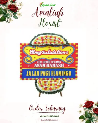 Bunga Papan Congratulation di Samaan